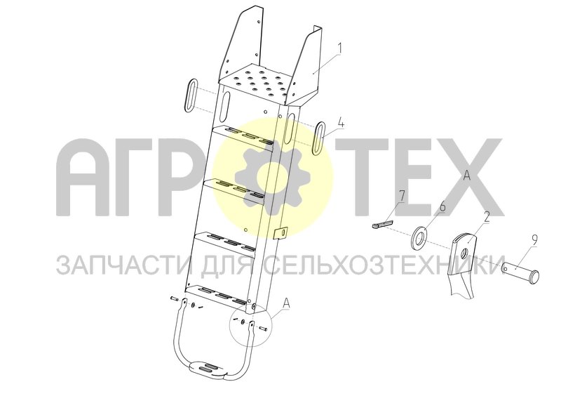 Лестница (РСМ-100.07.00.200А) (№6 на схеме)